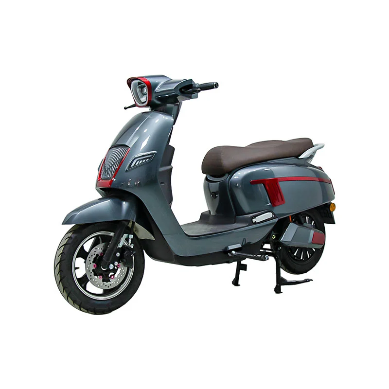 2 Person Electric Moped 72V Motorcykel 10 tommer 800W