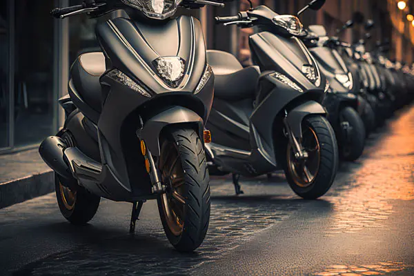 Elektrisk motorcykelstil favoriseret af unge mennesker